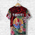 Tahiti T Shirt French Polynesia Simple Vibes Red LT8 - Polynesian Pride