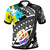 Tahiti Polo Shirt Polynesian Pattern Black Color Unisex Black - Polynesian Pride