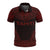 Tahiti Polo Shirt Tahitian Flag Polynesian Chief Tattoo Red Version Unisex Red - Polynesian Pride