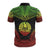 Tahiti Polo Shirt Tahitian Flag Polynesian Chief Tattoo Reggae Version - Polynesian Pride