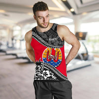 Tahiti Men Tank Top Fall In The Wave K9 - Polynesian Pride