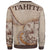 Tahiti Sweatshirt - Hibiscus Flowers Vintage Style - Polynesian Pride
