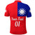 Custom Taiwanese Polo Shirt Taiwan Flag Original Style LT8 - Polynesian Pride