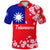 Custom Taiwanese Polo Shirt Taiwan Plum Blossom Flag Vibes LT8 - Polynesian Pride