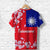 Taiwanese T Shirt Taiwan Plum Blossom Flag Vibes LT8 - Polynesian Pride