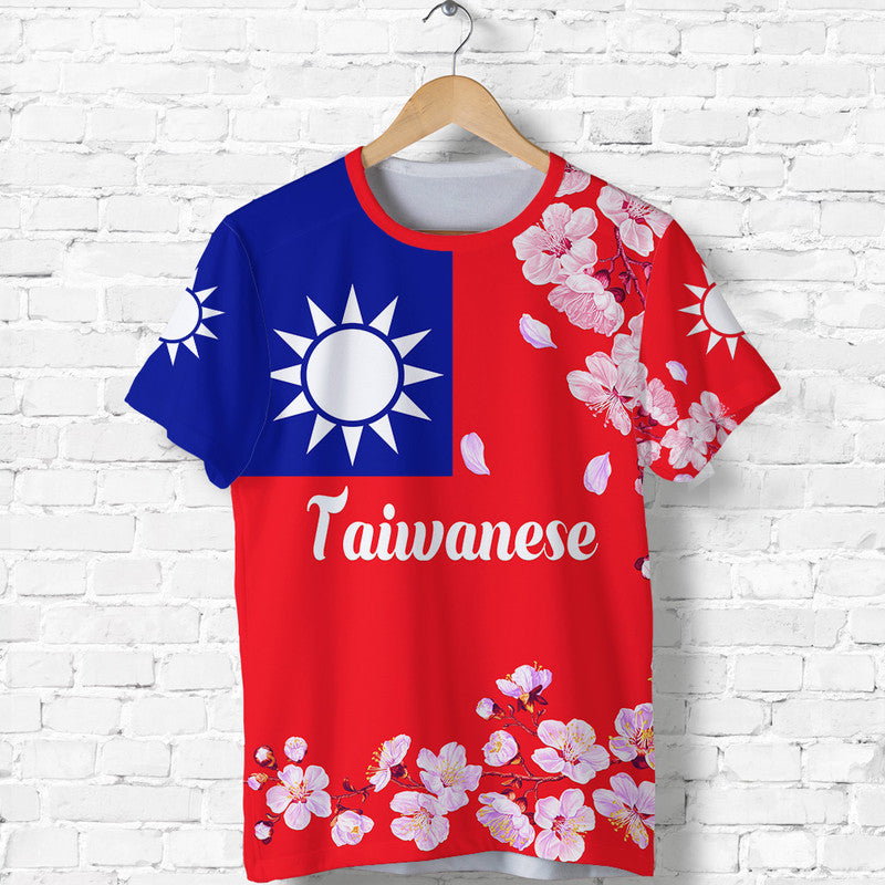 custom-personalised-taiwanese-t-shirt-taiwan-plum-blossom-flag-vibes