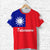 Custom Taiwanese T Shirt Taiwan Flag Original Style LT8 - Polynesian Pride