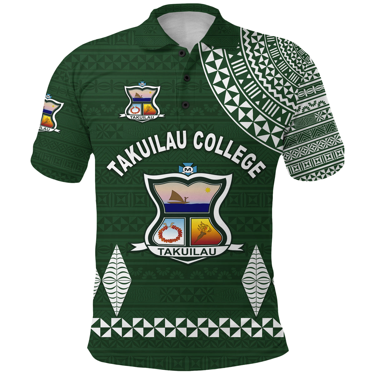 Tonga Takuilau College Polo Shirt Simple Style LT8 - Polynesian Pride