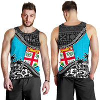 Fiji Men Tank Top Fall In The Wave K9 - Polynesian Pride