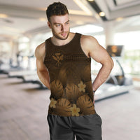 Hawaii Monstera Polynesian Kanaka Men's Tank Top - Autumn Style - AH - Polynesian Pride