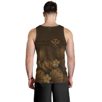 Hawaii Monstera Polynesian Kanaka Men's Tank Top - Autumn Style - AH - Polynesian Pride
