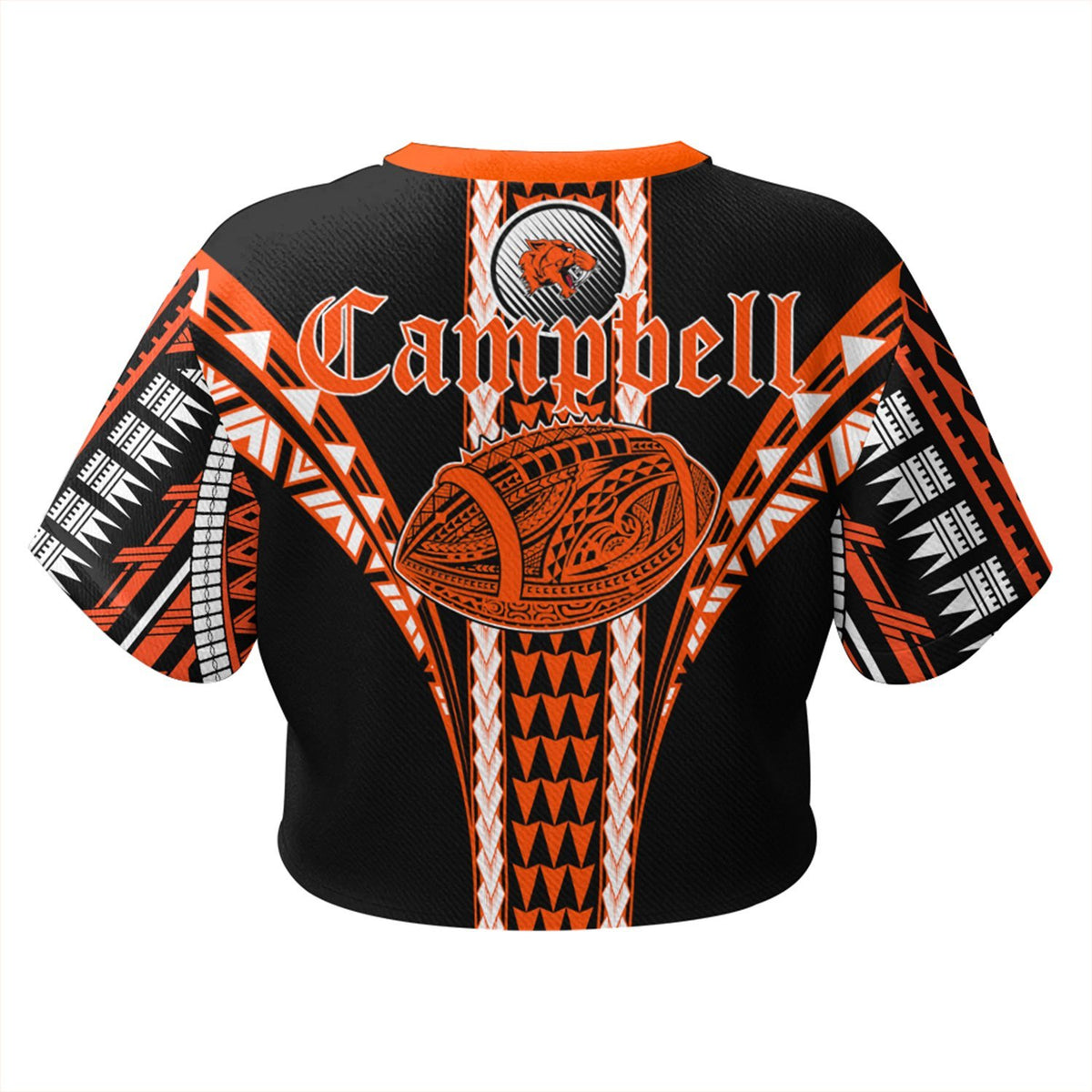 Hawaii - Campbell High Football Jersey Crop Top T - Shirt - AH - Polynesian Pride