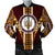 Hawaii Bomber Jacket - Castle High Football Jersey Bomber Jacket - AH Burgundy Unisex - Polynesian Pride