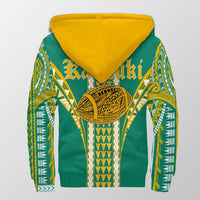 Hawaii - Kaimuki High Football Jersey Sherpa Hoodie - AH - Polynesian Pride