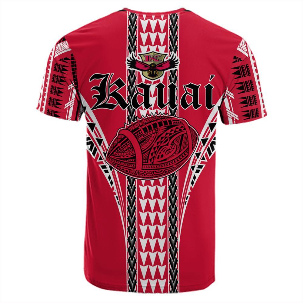 Hawaii Kauai High Football Jersey T Shirt - Polynesian Pride