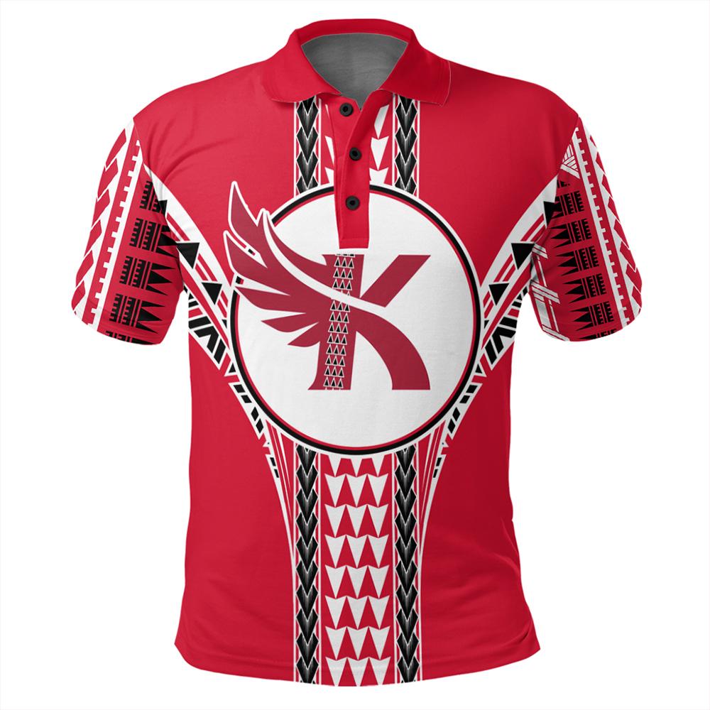 Hawaii Polo Shirt Kauai High Football Jersey Polo Shirt - Polynesian Pride