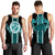 Hawaii Men's Tank Top - King Kekaulike High Football Jersey Men's Tank Top - AH Cyan - Polynesian Pride