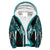 Hawaii - King Kekaulike High Football Jersey Sherpa Hoodie - AH Cyan - Polynesian Pride