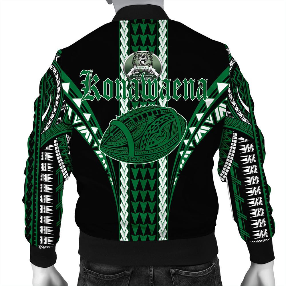Hawaii Bomber Jacket - Konaweana High Football Jersey Bomber Jacket - AH - Polynesian Pride