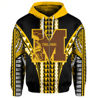 Hawaii Hoodie Mililani High Football Jersey Hoodie Zip - Polynesian Pride