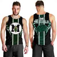 Hawaii Men's Tank Top - Molokai High Football Jersey Men's Tank Top - AH Green - Polynesian Pride