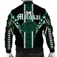 Hawaii Bomber Jacket - Molokai High Football Jersey Bomber Jacket - AH - Polynesian Pride