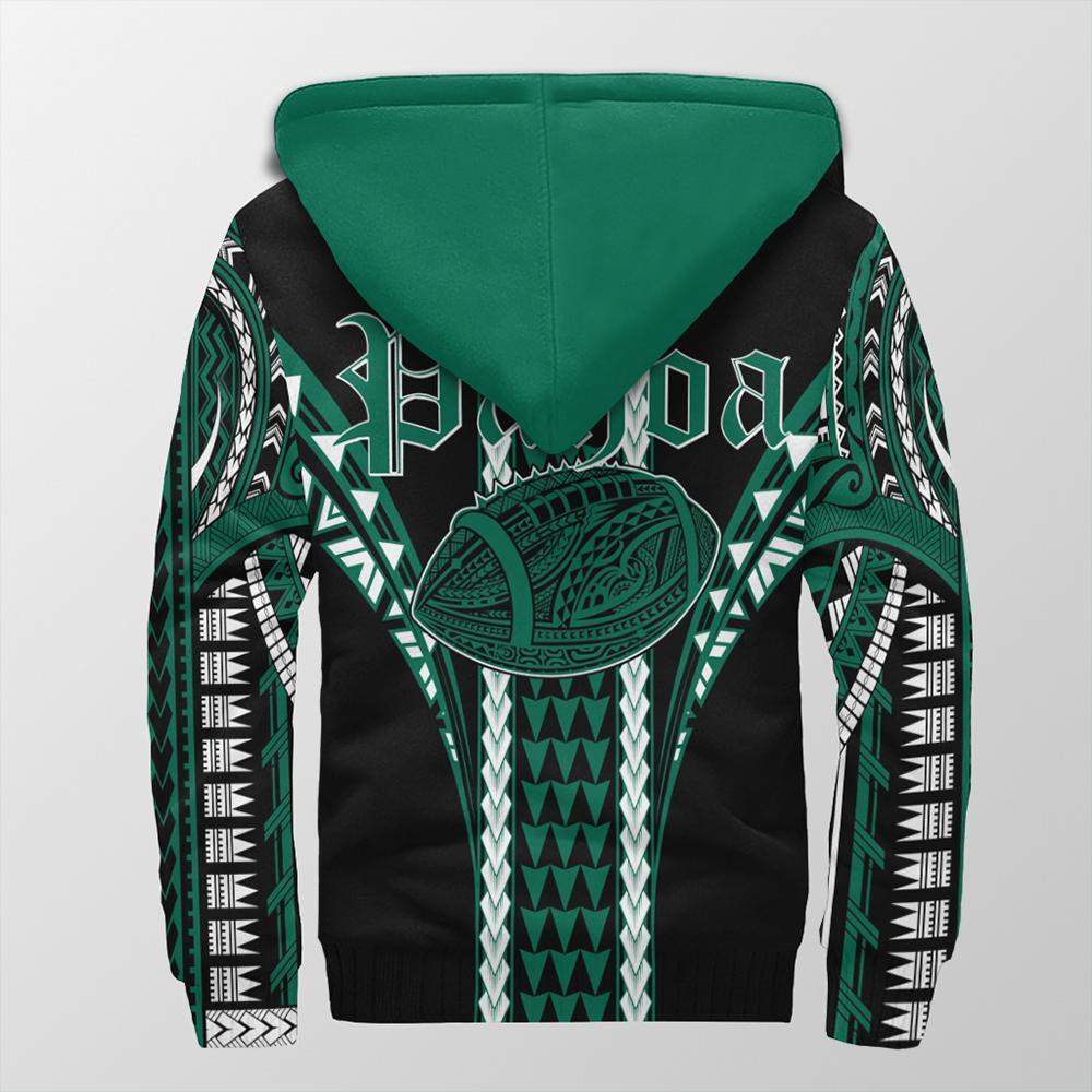Hawaii - Pahoa High Football Jersey Sherpa Hoodie - AH - Polynesian Pride