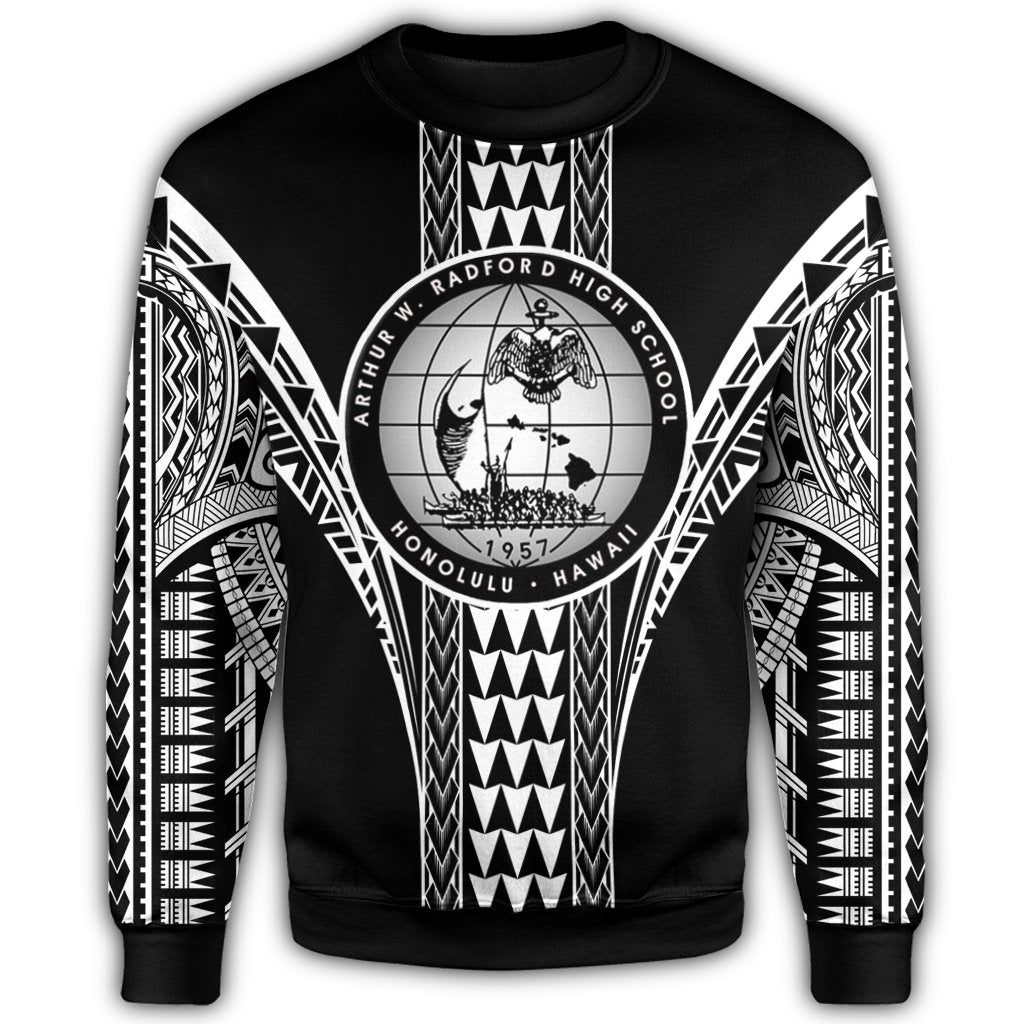 Hawaii - Radford High Football Jersey Sweatshirt - AH - Polynesian Pride