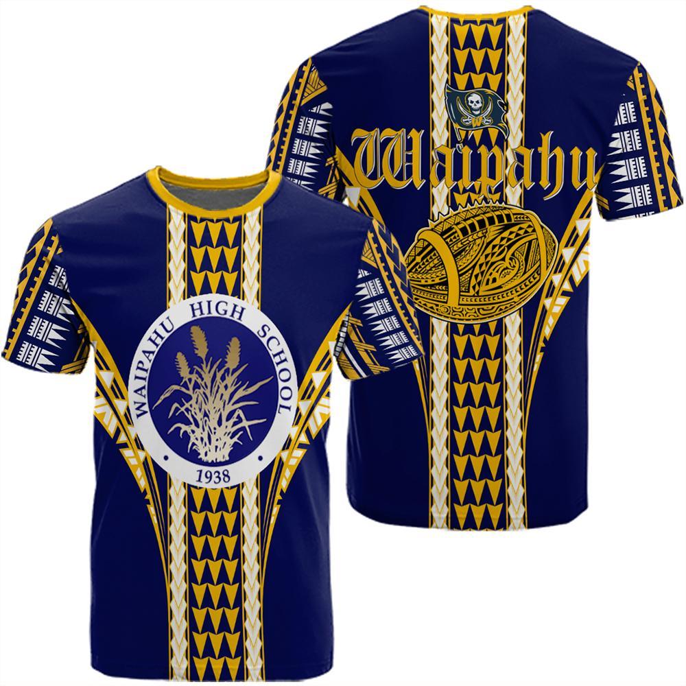 Hawaii Waipahu High Football Jersey T Shirt - Polynesian Pride