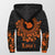 Lanai Map Hibiscus Polynesian Sherpa Hoodie - Lithe Style - AH - Polynesian Pride