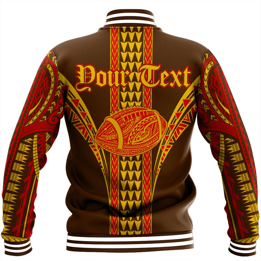 (Personalised) Hawaii Baseball Jacket - The Hawaiians Football Baseball Jacket - AH - Polynesian Pride