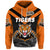 Custom Papua New Guinea Lae Snax Tigers Hoodie Rugby Original Style Black, Custom Text and Number LT8 - Polynesian Pride