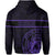 Polynesian Kakau Kanaka Seal of Hawaii Hoodie Purple - Polynesian Pride