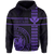 Polynesian Kakau Kanaka Seal of Hawaii Hoodie Purple - Polynesian Pride