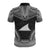 Tokelau Polo Shirt Tokelauan Flag Polynesian Chief Tattoo Black Version - Polynesian Pride