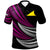 Tokelau Custom Polo Shirt Wave Pattern Alternating Purple Color Unisex Purple - Polynesian Pride