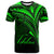 Tokelau T Shirt Green Color Cross Style Unisex Black - Polynesian Pride