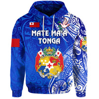 Tonga Coat of Arms Hoodie Simple Vibes Blue LT8 - Polynesian Pride