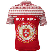 Custom Kolisi Tonga Polo Shirt Mate Maa Tonga Simple Version Ashburton Old Boys - Polynesian Pride