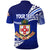 Custom Kolisi Tonga Polo Shirt Mate Maa Tonga Unique Version Blue - Polynesian Pride