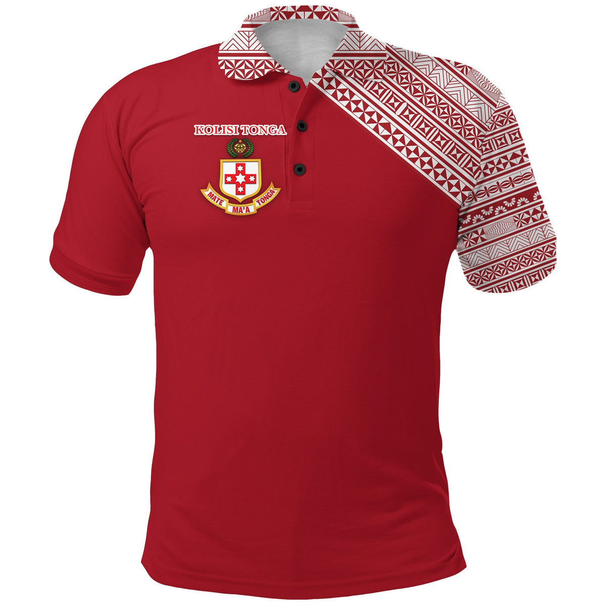 Kolisi Tonga Polo Shirt Mate Maa Tonga Rugby Laione Falaleu Old Boys - Polynesian Pride