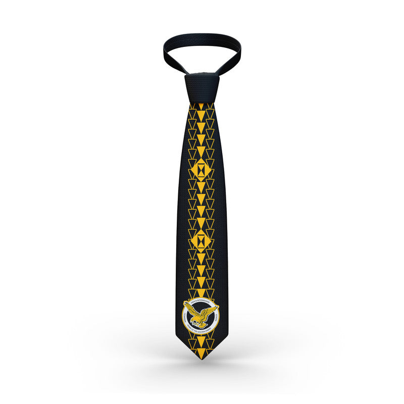 Hawaii - Nanakuli High Mix Kakau Tie LT6 Necktie One Size Yellow - Polynesian Pride