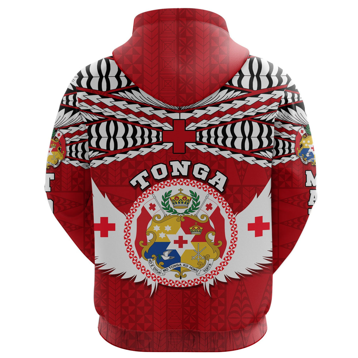 Tonga Sipi Tau Zip up Hoodie Mate MaA - Polynesian Pride