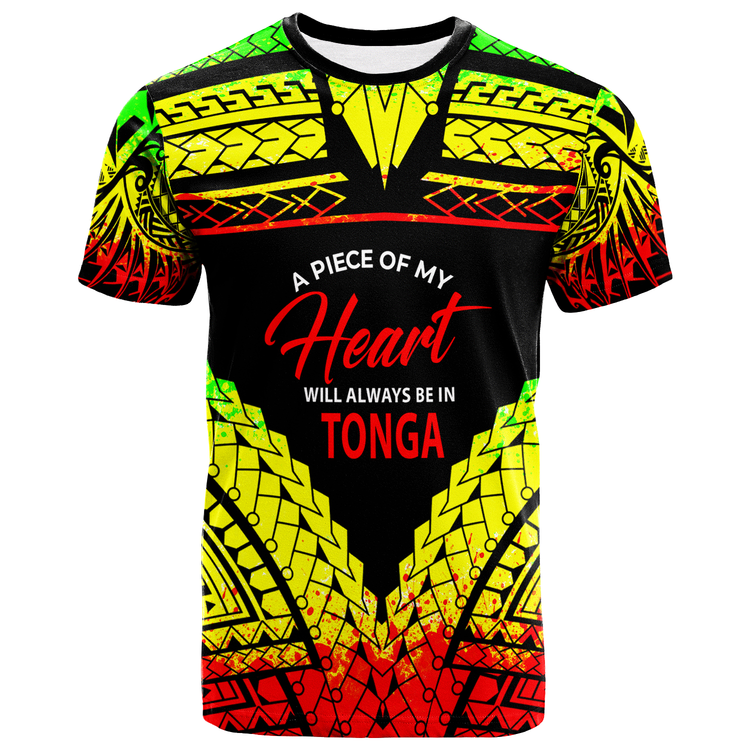 Tonga T Shirt A Piece of My Heart Unisex Art - Polynesian Pride