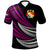 Tonga Custom Polo Shirt Wave Pattern Alternating Purple Color Unisex Purple - Polynesian Pride