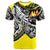 Tonga T Shirt Tribal Jungle Yellow Pattern Unisex Yellow - Polynesian Pride
