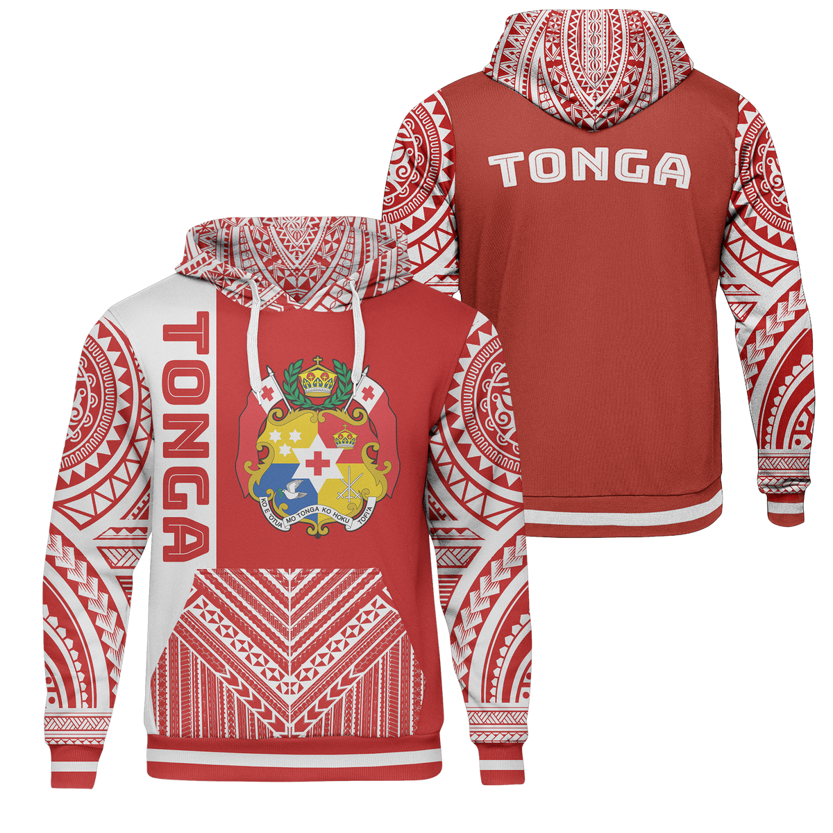 Tonga Hoodie Polynesian Special Style - Polynesian Pride