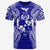 Tonga T Shirt Tonga Coat of Arms Map Polynesian Tattoo Blue Unisex Blue - Polynesian Pride