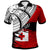 Tonga Custom Polo Shirt Tonga Flag Style With Claw Pattern Unisex Red - Polynesian Pride