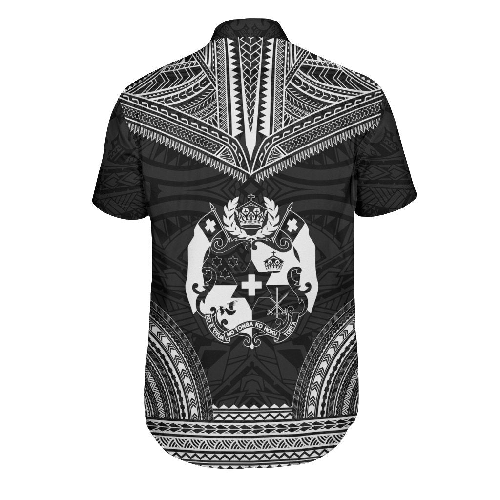 Tonga Polynesian Chief Shirt - Black Version - Polynesian Pride